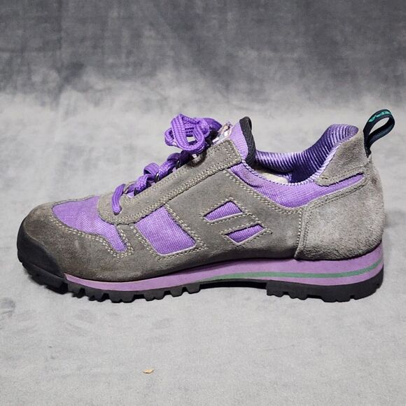 SCARPA Vibram Womens 7.5 US 39 EU Hiking Trail Athletic Shoes Gray Purple Suede - Picture 8 of 15